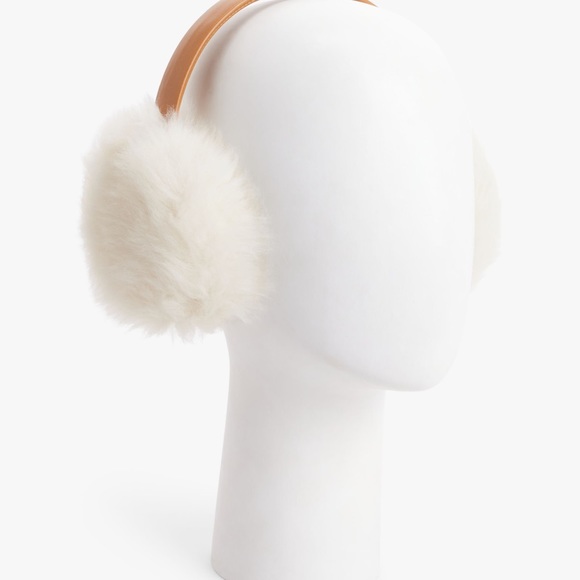 Coach Accessories Coach Leather Shearling Earmuffs Nwot Poshmark